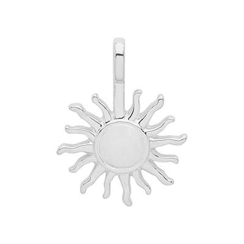 G61067 Silver Rhodium Plated Sun Pendant Jewellery - James Moore TH - Modalova