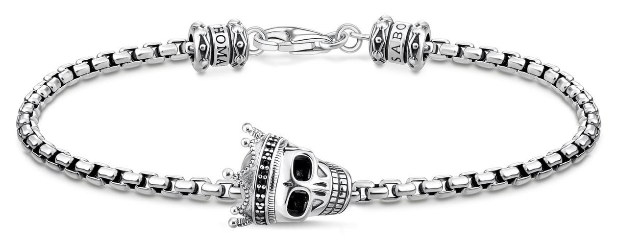 A2056-643-11-L17,5 Venetian Skull Crown Sterling Jewellery - Thomas Sabo - Modalova