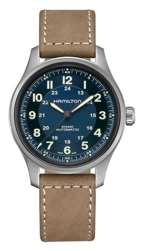 H70545540 Khaki Field Titanium Automatic (42mm) Watch - Hamilton - Modalova