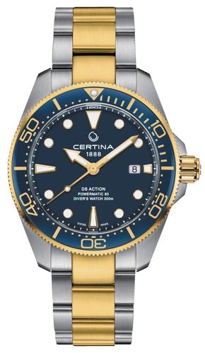 C0326072204100 DS Action Diver 43mm Powermatic 80 Watch - Certina - Modalova