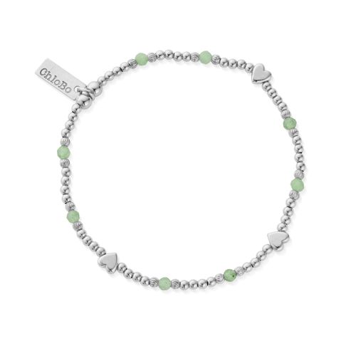 SBAHEART In Bloom NEW LOVE Aventurine Bracelet - 925 Jewellery - ChloBo - Modalova