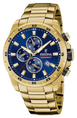 F20541/2 Men's Chronograph | Dial | PVD Watch - Festina - Modalova