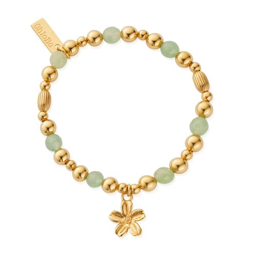 GBACOB3411 In Bloom FORGET ME NOT Aventurine Bracelet Jewellery - ChloBo - Modalova