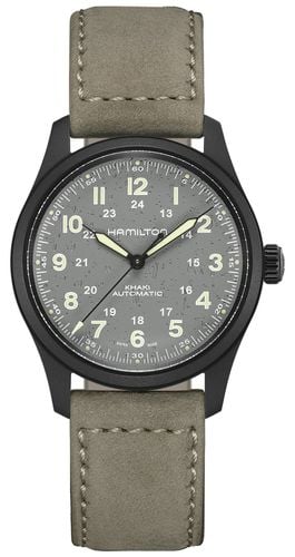 H70215880 Khaki Field Titanium Automatic (38mm) Watch - Hamilton - Modalova