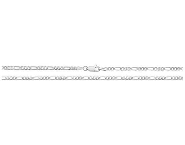 G1143/22 Silver Light Figaro Chain 22 Jewellery - James Moore TH - Modalova