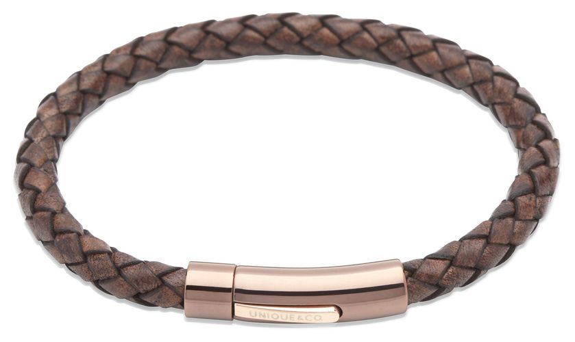 B321ADB/21CM Antique Brown | Steel Clasp Jewellery - Unique & Co - Modalova