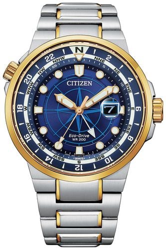 BJ7144-52L Eco-Drive Endeavor Dual-Time (44mm) Watch - Citizen - Modalova