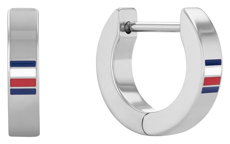 Unisex Huggie Hoop Jewellery - Tommy Hilfiger - Modalova