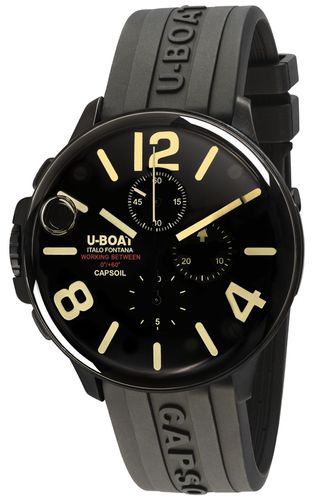 D CAPSOIL 45 DLC CHRONO/C Rubber Strap Watch - U-Boat - Modalova