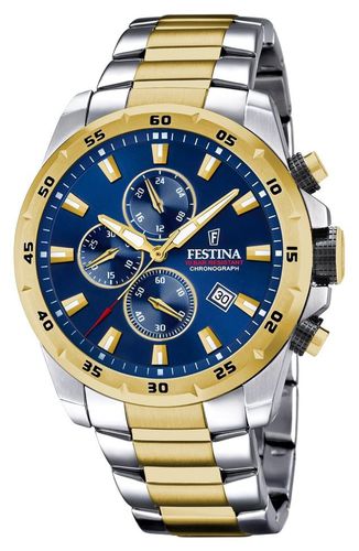 F20562/2 Men's Chronograph | Dial | Two Tone Watch - Festina - Modalova