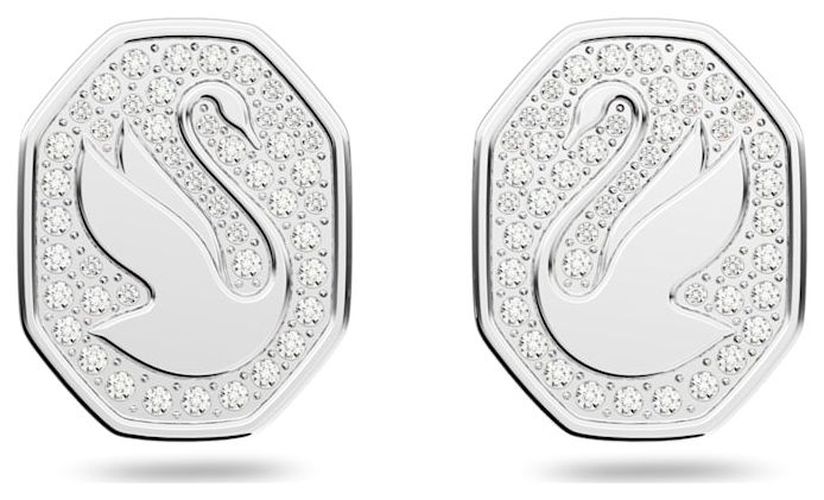 Signum Swan Crystal Stud Earrings Jewellery - Swarovski - Modalova