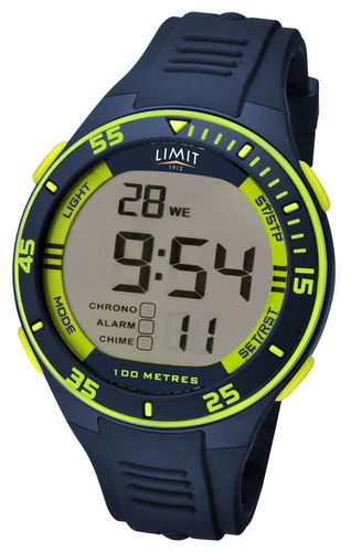 EX DISPLAY Men's Navy Strap Digital Dial- EX Watch - Limit - Modalova