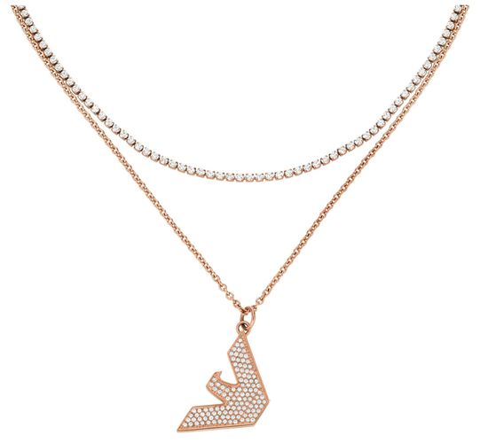 EGS2953221 Women's Rose Gold-Tone Stainless Jewellery - Emporio Armani - Modalova