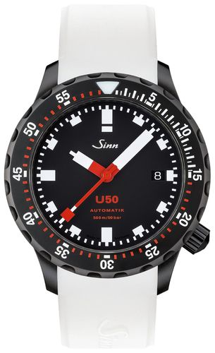 U50 S | White Silicone Strap | Dial Watch - Sinn - Modalova