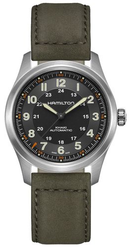 H70205830 Khaki Field Titanium Automatic (38mm) Watch - Hamilton - Modalova