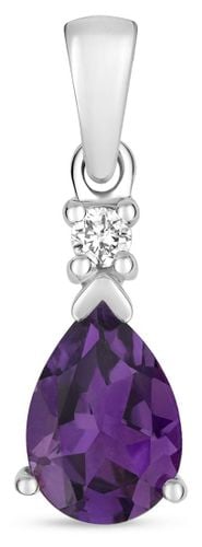 Pd237wa Amethyst and Diamond Jewellery - James Moore TH - Modalova