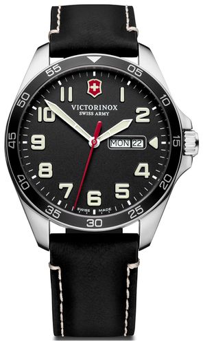 Men's Fieldforce | Leather Strap Watch - Victorinox - Modalova