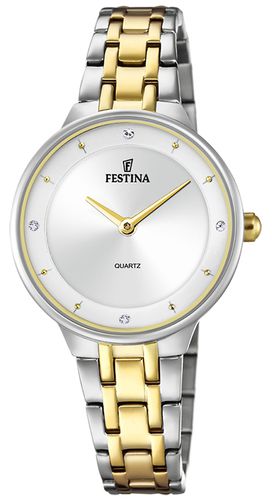 F20625/1 Ladies -Plated Steel W/ Steel Watch - Festina - Modalova