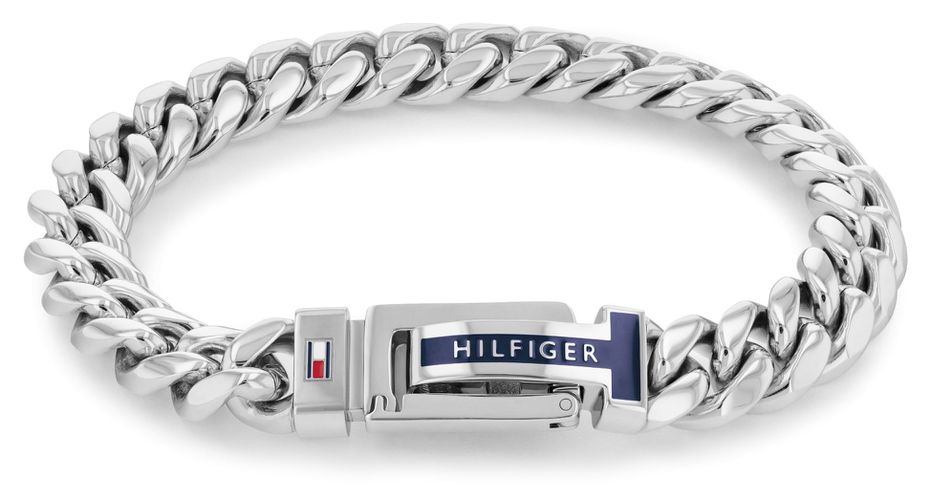 Men's Silver-Toned Chain Bracelet Jewellery - Tommy Hilfiger - Modalova