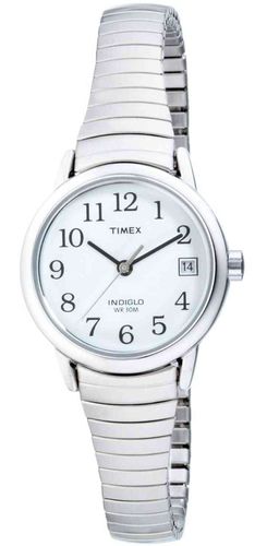 T2H371 Women's Stainless Steel Expandable Watch - Timex - Modalova