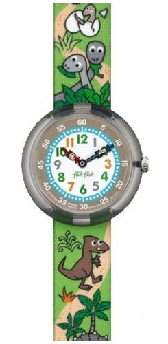 FBNP048 | Sauruses Return | Dinosaur Print Fabric Watch - Flik Flak - Modalova