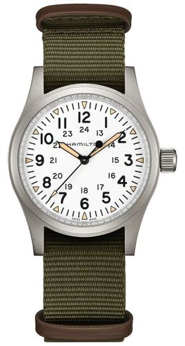 H69439411 Khaki Field Mechanical (38mm) Dial Watch - Hamilton - Modalova