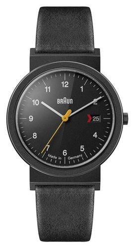 AW10EVOB Men's Classic Leather Strap Dial Watch - Braun - Modalova