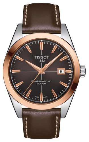 T9274074629100 Gentleman Powermatic 80 Silicium Solid Watch - Tissot - Modalova