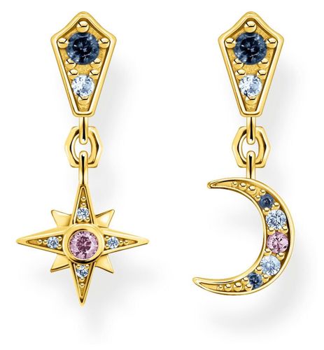 H2207-959-7 Royalty Moon and Star Gold Plated Jewellery - Thomas Sabo - Modalova