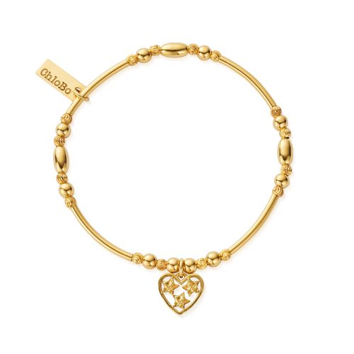 GBMCMN3401 In Bloom HEART OF HOPE Bracelet - Gold Jewellery - ChloBo - Modalova