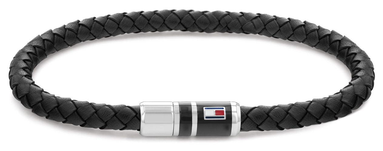 Men's Casual Black Braided Jewellery - Tommy Hilfiger - Modalova