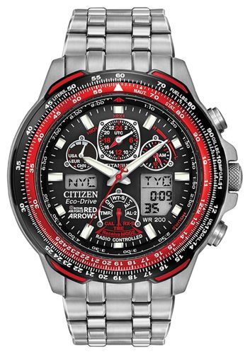 JY8110-51E Arrows Titanium Skyhawk A-T Eco-Drive Watch - Citizen - Modalova