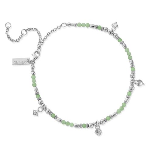 SANAMUL In Bloom HARMONY Aventurine Anklet - 925 Jewellery - ChloBo - Modalova