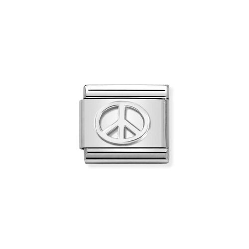 COMPOSABLE LINK, PEACE SYMBOL, STERLING Jewellery - Nomination - Modalova