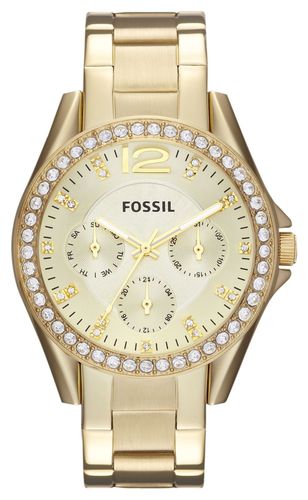 ES3203 Women's Riley | Dial | Crystal Set | Watch - Fossil - Modalova