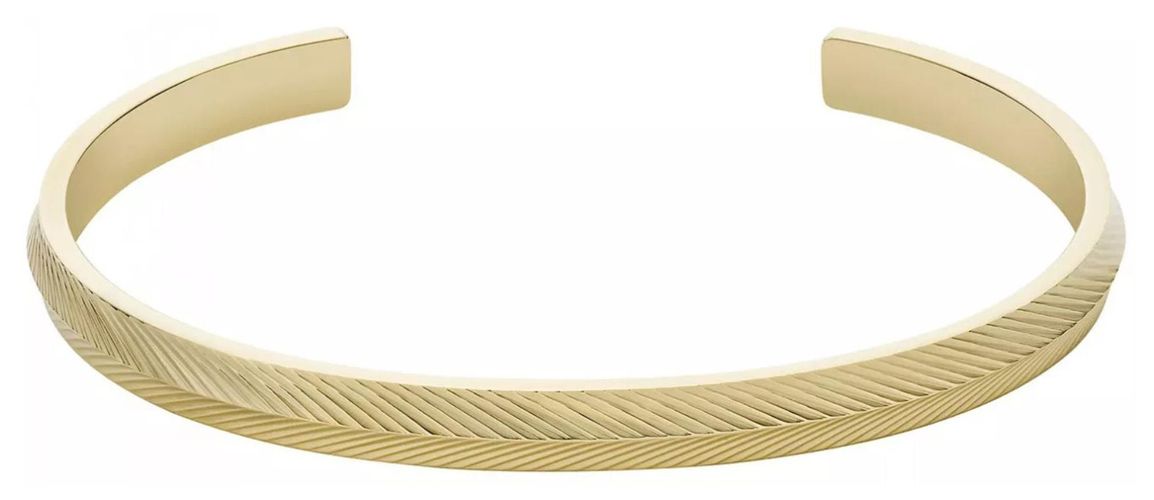 JF04117710 Ladies Harlow Linear Gold-Tone Bangle Jewellery - Fossil - Modalova