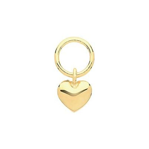 EPN003 Heart Earring Charm Jewellery - James Moore TH - Modalova