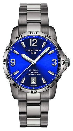 C0344514404700 | DS Podium | Titanium | Sapphire Watch - Certina - Modalova