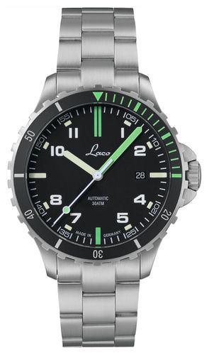 MB Amazonas Automatic (42mm) & Green Dial Watch - Laco - Modalova