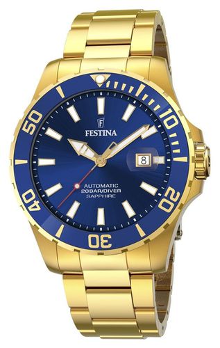 F20533/1 Diver Automatic (44mm) Dial / PVD Watch - Festina - Modalova