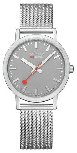 A660.30314.80SBJ Classic 36 Mm Good Steel Mesh Watch - Mondaine - Modalova