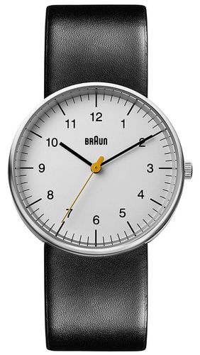 BN0021BKG Unisex Leather Minimalist Watch - Braun - Modalova