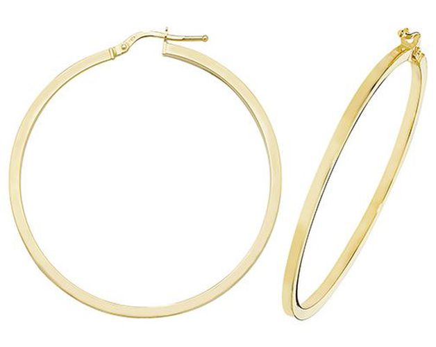 ER947-40 Women's 40mm Hoop Jewellery - James Moore TH - Modalova