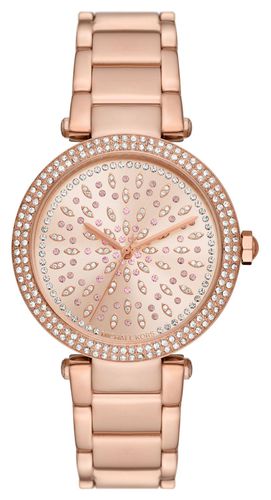 MK7286 Parker Gold-Toned Crystal Set Dial and Watch - Michael Kors - Modalova