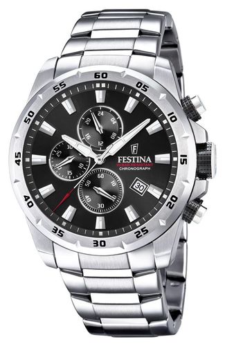 F20463/4 Chronograph Dial Stainless Steel Watch - Festina - Modalova