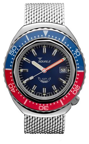 SS.BLR.BL.ME22 2002 -Red (44mm) Dial / Watch - Squale - Modalova