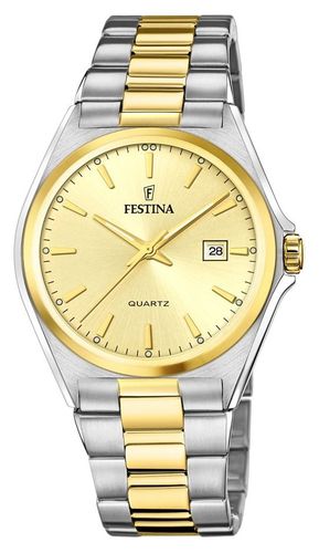 F20554/3 Men's | Dial | Two Tone Bracelet Watch - Festina - Modalova