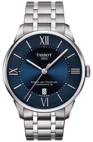 T0994071104800 Men's Chemin Des Tourelles Powermatic Watch - Tissot - Modalova