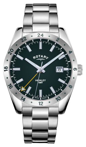 GB05176/24 Henley GMT Quartz (40mm) Dial / Watch - Rotary - Modalova