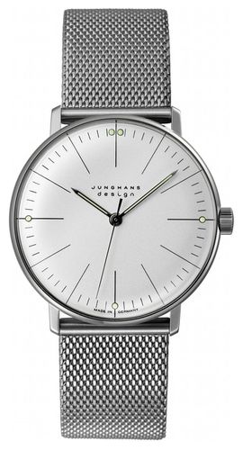 Max Bill Hand-winding | Steel Mesh Strap Watch - Junghans - Modalova